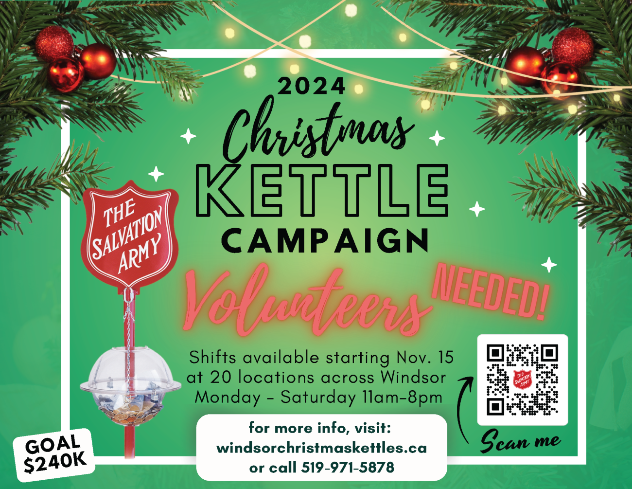 Windsor Christmas Kettle Volunteers