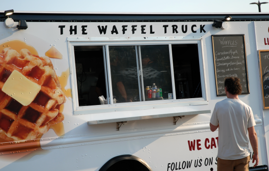 the waffle truck local food truck 